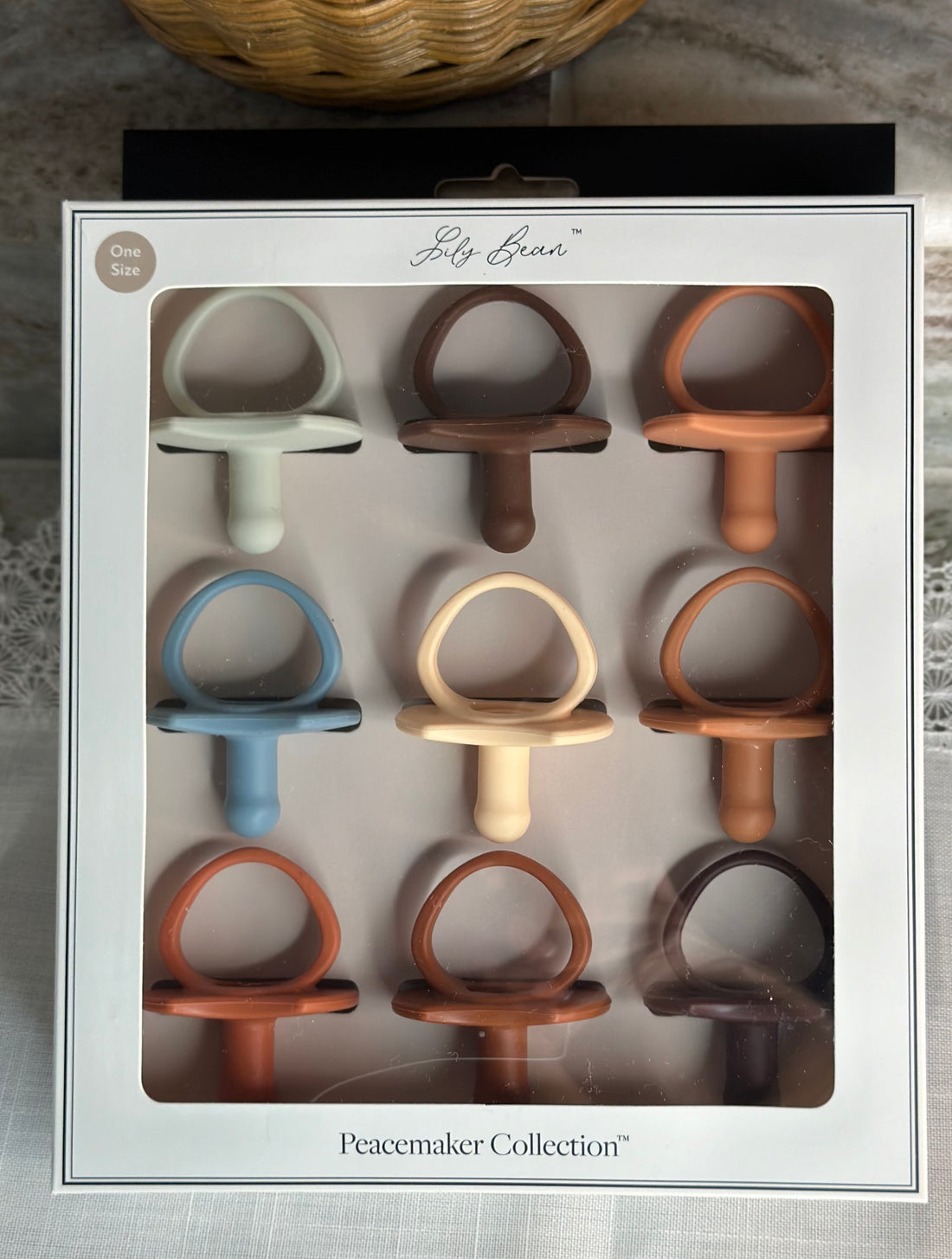 | Classic Baby Pacifiers | NoseNook™ | Peacemaker™ | 9 Pack | Perfect for baby shower gifts! |