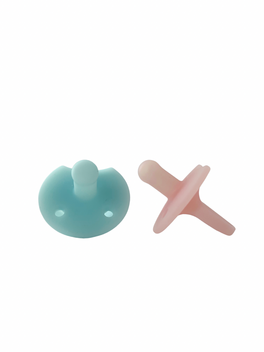 Classic Baby Pacifiers NoseNook™ Stardust Glow 2 Pack Lily Bean