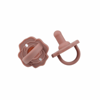 Rosy Posie Baby Pacifier | Pampas | 2 Pack