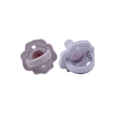 Rosy Posie Baby Pacifier | Lilac | 2 Pack
